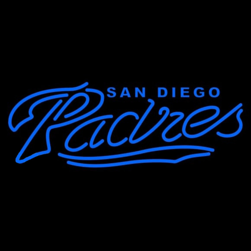 Custom San Diego Padres Wordmark 2004 2010 Logo MLB Neon Sign Neon Sign USA