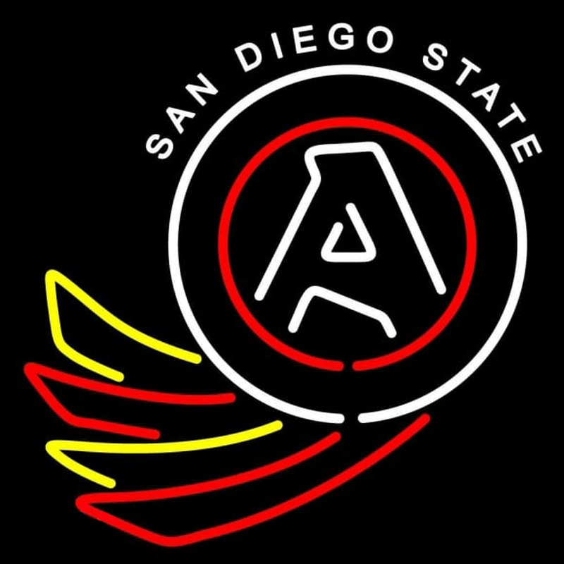 Custom San Diego State Aztecs Alternate 1997 2001 Logo NCAA Neon Sign Neon Sign USA