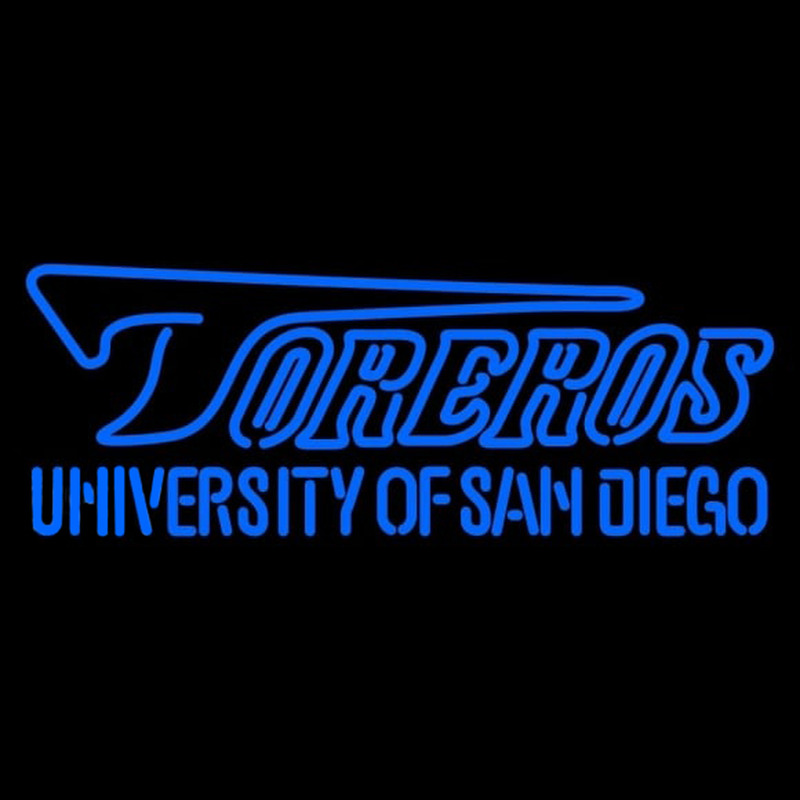 Custom San Diego Toreros Wordmark 2005 Pres Logo NCAA Neon Sign Neon Sign USA