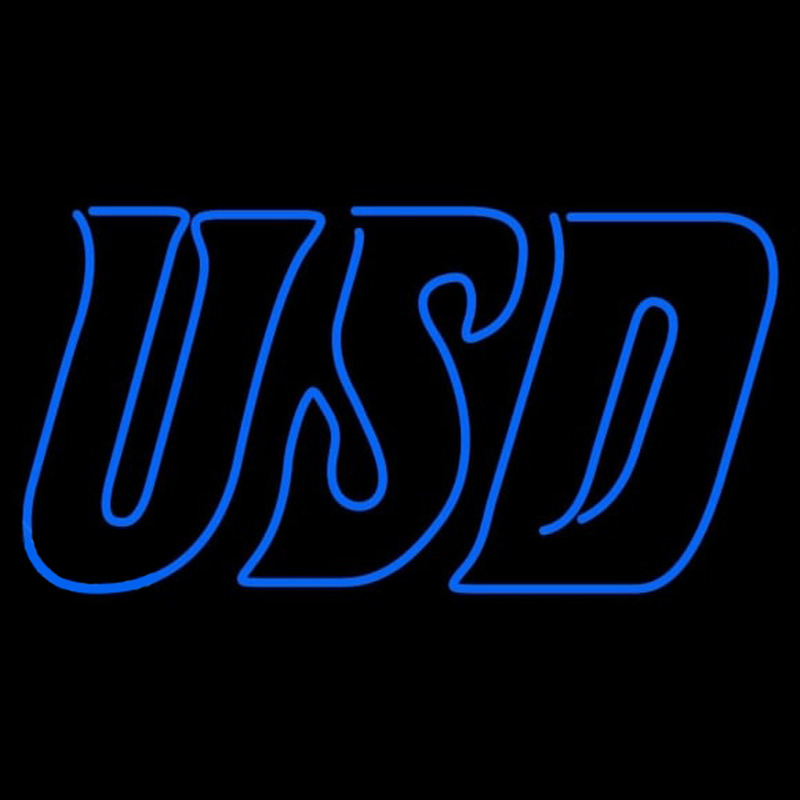 Custom San Diego Toreros Wordmark 2005 Pres Logo NCAA Neon Sign Neon Sign USA