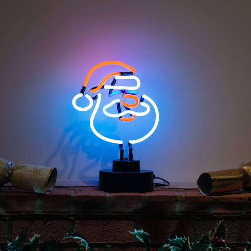 Custom Santa Desktop Neon Sign