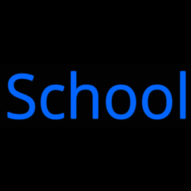 Custom School Neon Sign USA