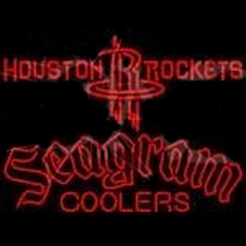 Custom Seagram Houston Rockets NBA Beer Sign Neon Sign USA