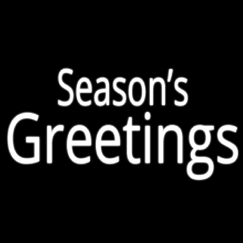 Custom Seasons Greetings Neon Sign USA
