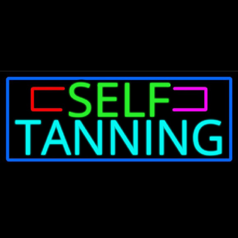 Custom Self Tanning Neon Sign USA