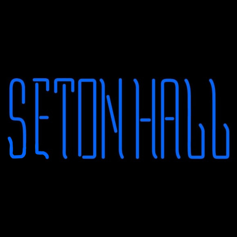 Custom Seton Hall Pirates Wordmark 1998 Pres Logo Ncaa Neon Sign Neon Sign USA