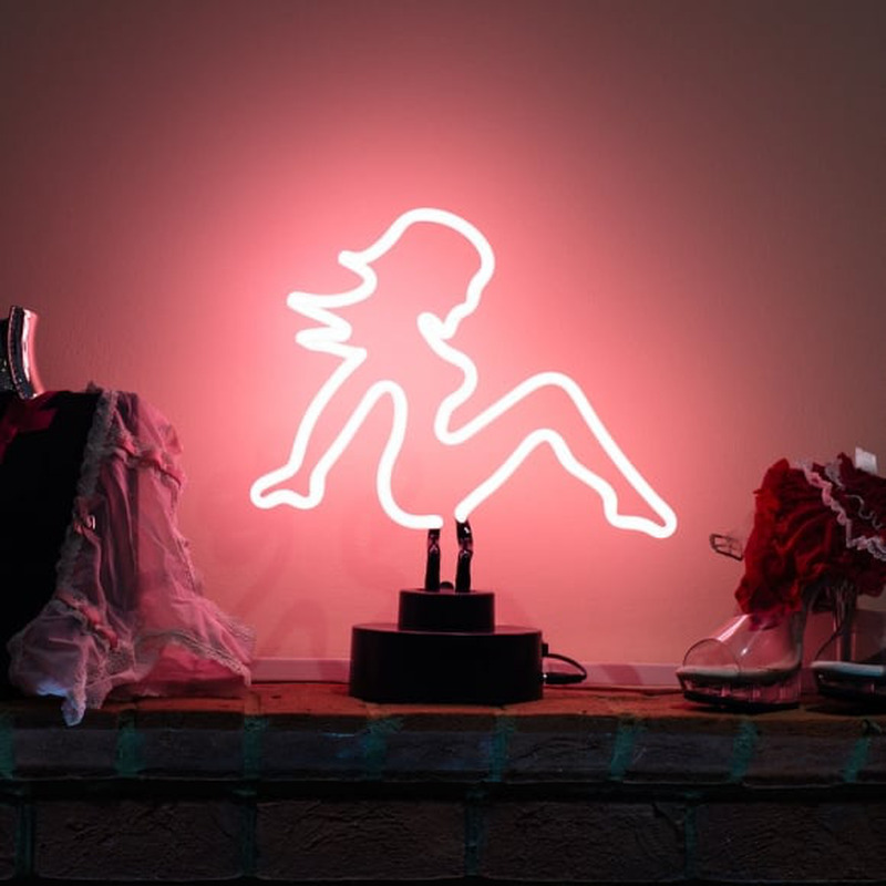 Custom Sexy Girl Live Nudes Desktop Neon Sign