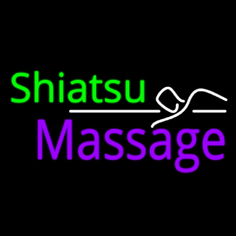 Custom Shiatsu Massage Neon Sign USA