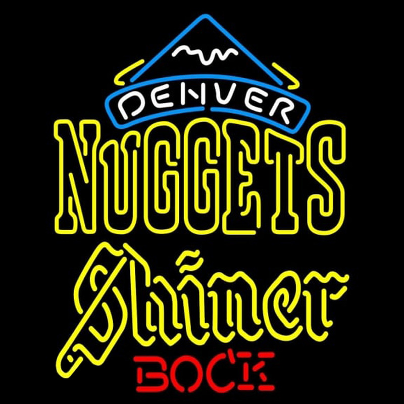 Custom Shiner Denver Nuggets NBA Beer Sign Neon Sign USA