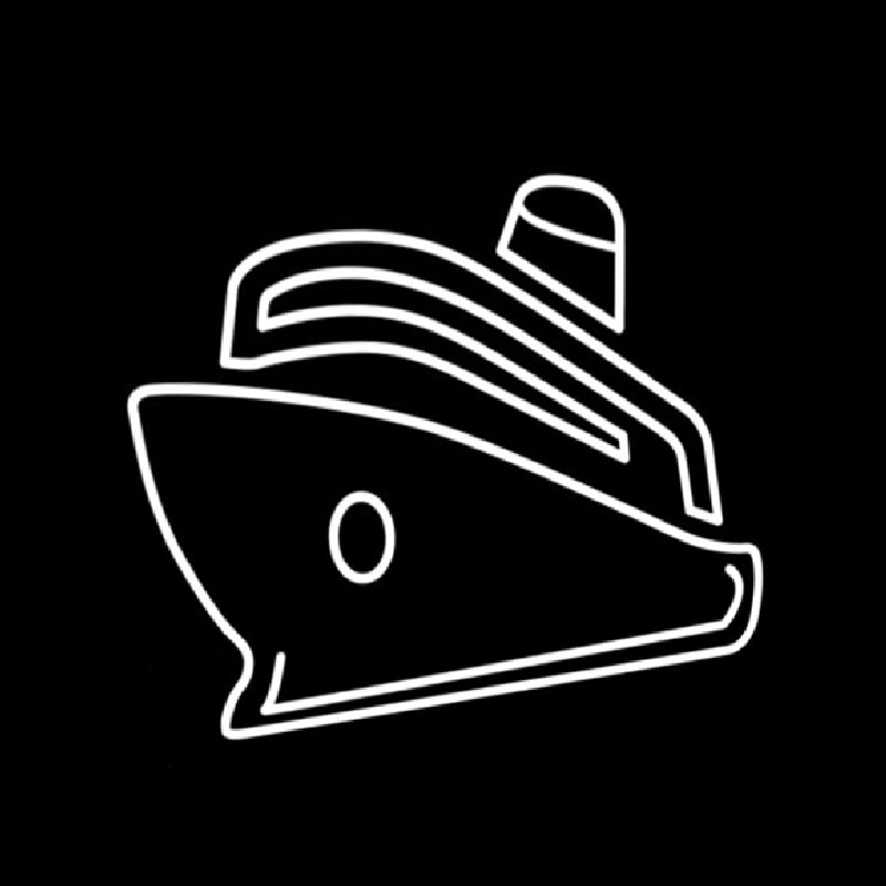 Custom Ship Cruises Neon Sign USA