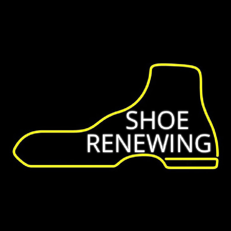 Custom Shoe Renewing Neon Sign USA