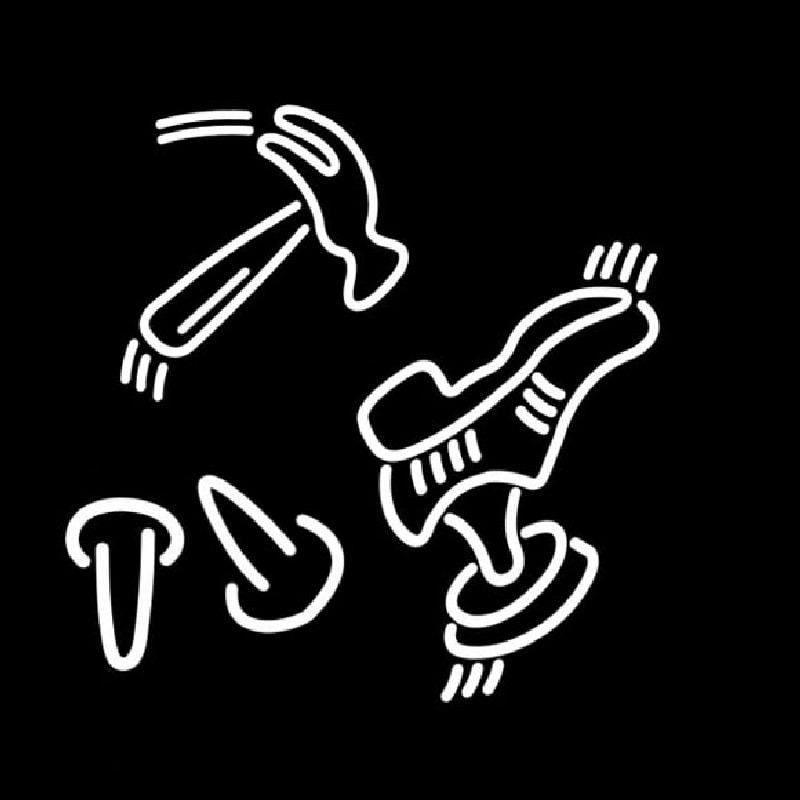 Custom Shoe Repair Cobbler Neon Sign USA