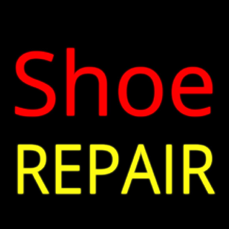 Custom Shoe Repair Neon Sign