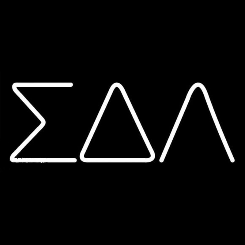 Custom Sigma Delta Lambda Neon Sign USA