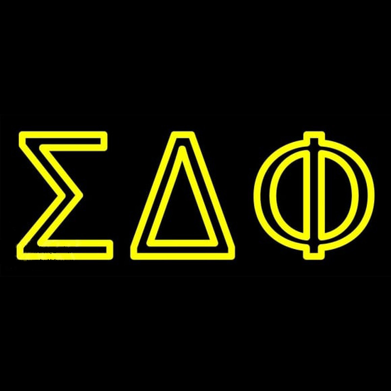 Custom Sigma Delta Phi Neon Sign USA