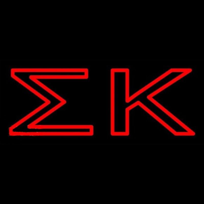 Custom Sigma Kappa Neon Sign USA