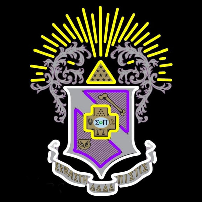 Custom Sigma Pi Chapters Logo Neon Sign USA