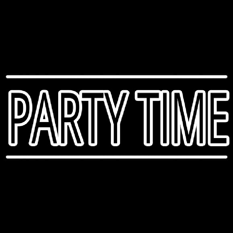 Custom Simple Letter Party Time Neon Sign USA