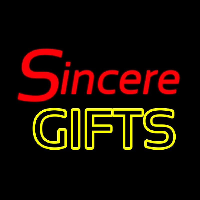 Custom Sincere Gifts Neon Sign USA