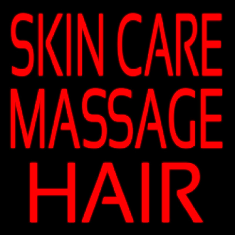Custom Skin Care Massage Hair Neon Sign USA