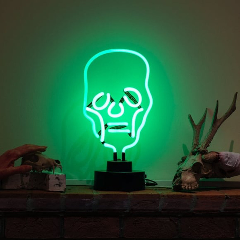 Custom Skull Destop Neon Sign