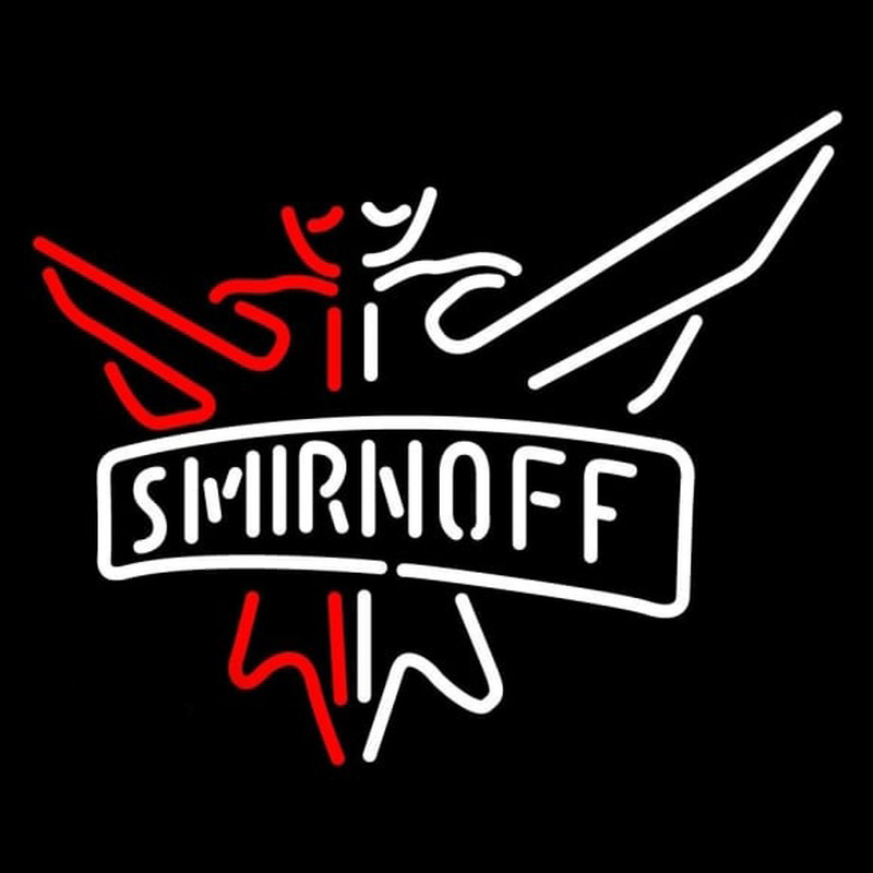 Custom Smirnoff Eagle Neon Sign USA