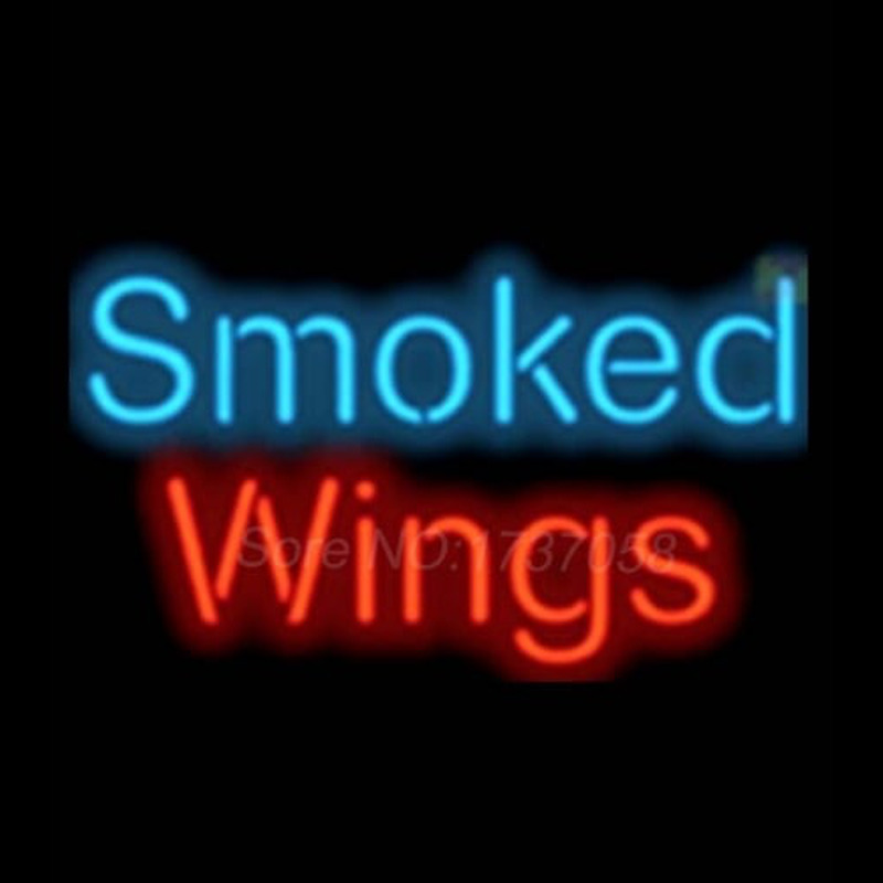 Custom Smoked Wings Neon Sign USA