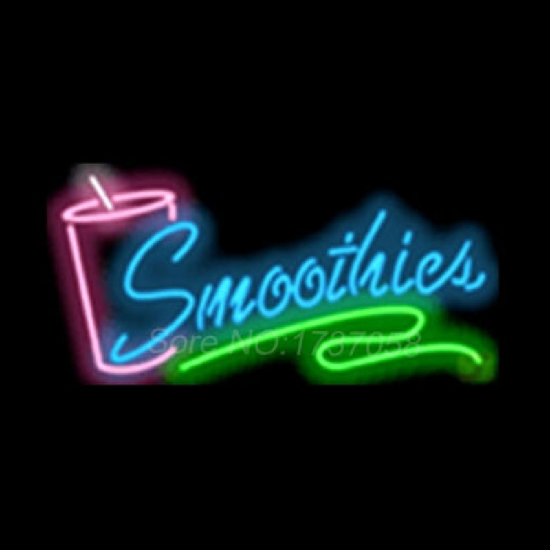 Custom Smoothies Cup Neon Sign USA