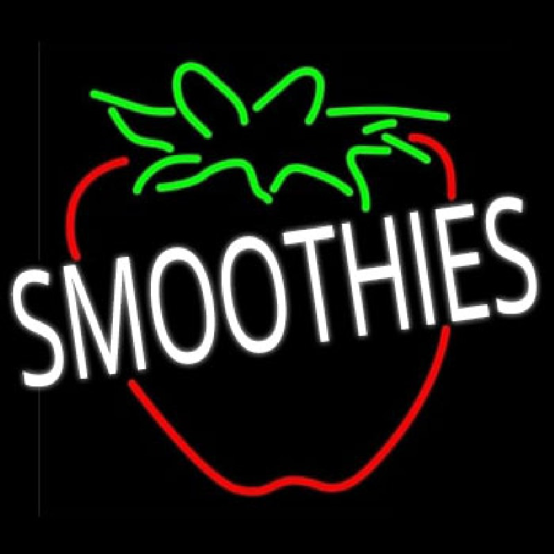 Custom Smoothies Logo Neon Sign USA