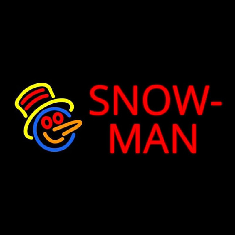 Custom Snowman Neon Sign USA