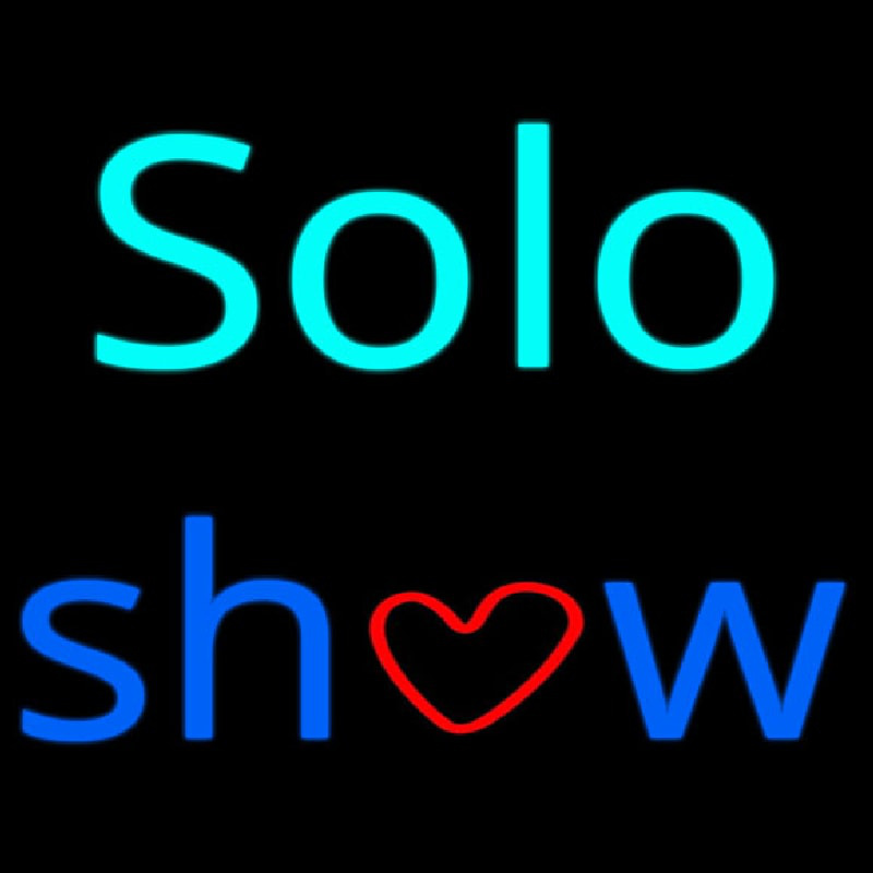 Custom Solo Show Neon Sign USA