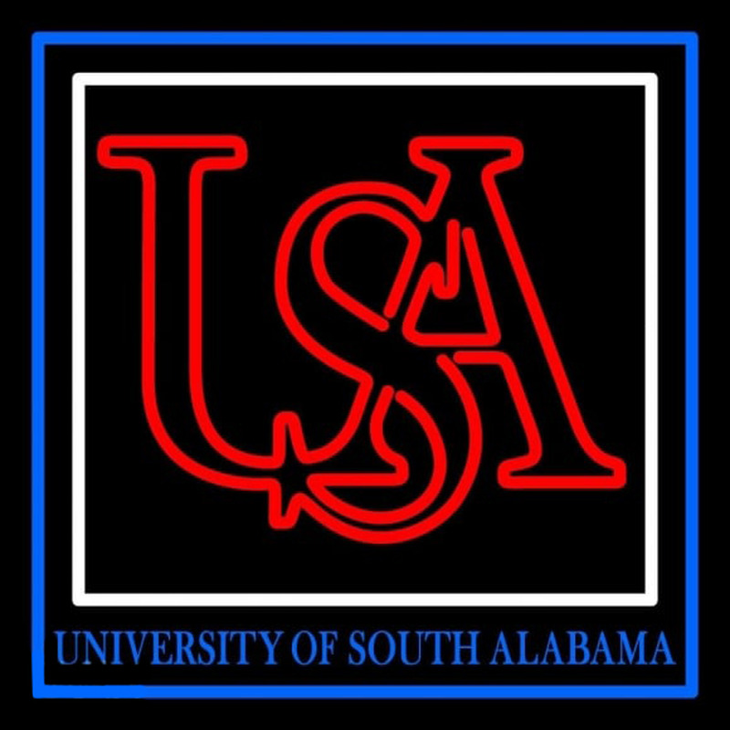 Custom South Alabama Jaguars Alternate 1993 2007 Logo Ncaa Neon Sign Neon Sign USA