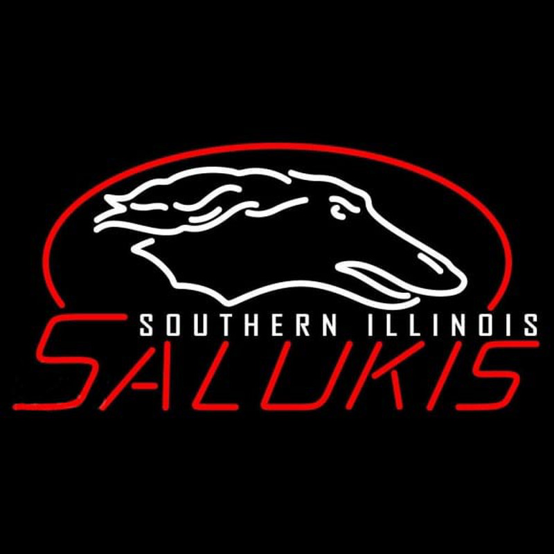 Custom Southern Illinois Salukis Primary 2001 Pres Logo Ncaa Neon Sign Neon Sign USA