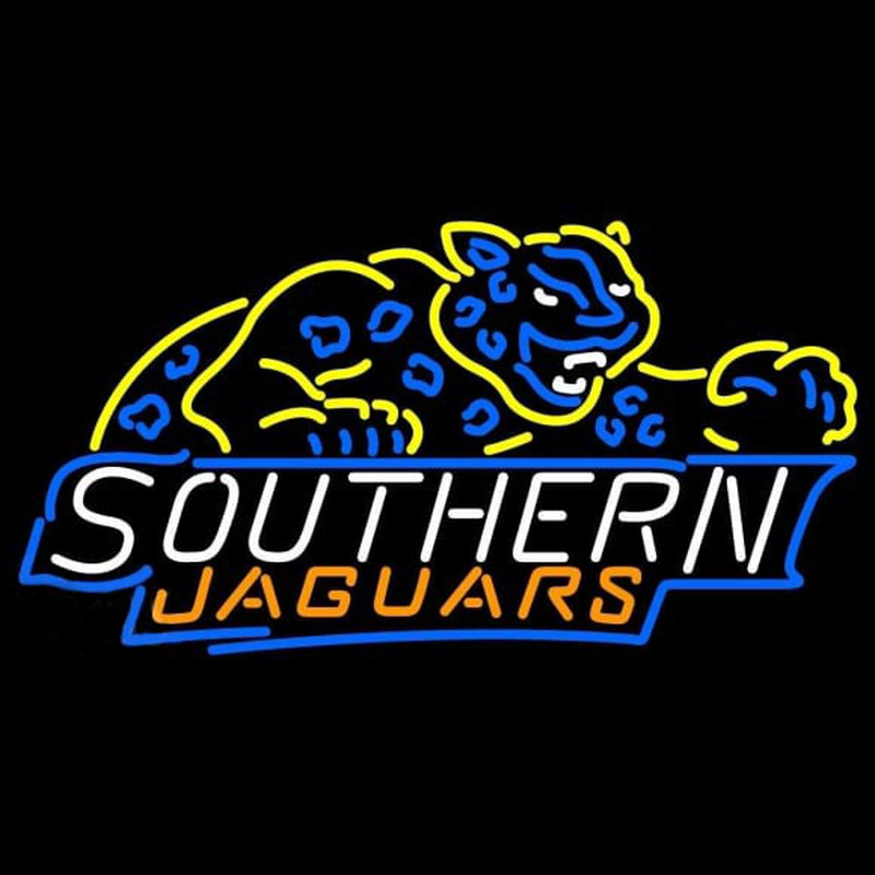 Custom Southern Jaguars Secondary 2001 Pres Logo Ncaa Neon Sign Neon Sign USA