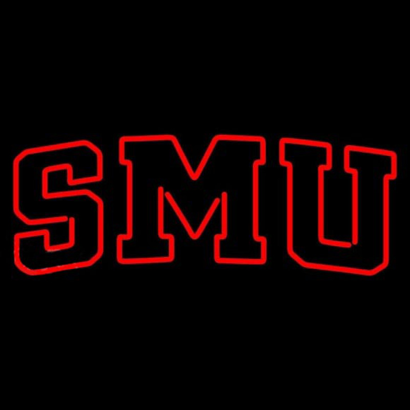 Custom Southern Methodist Mustangs Wordmark 1978 2007 Logo Ncaa Neon Sign Neon Sign USA