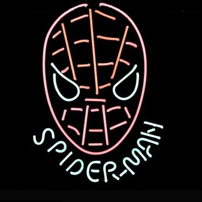 Custom Spiderman Super Man Logo Neon Sign USA