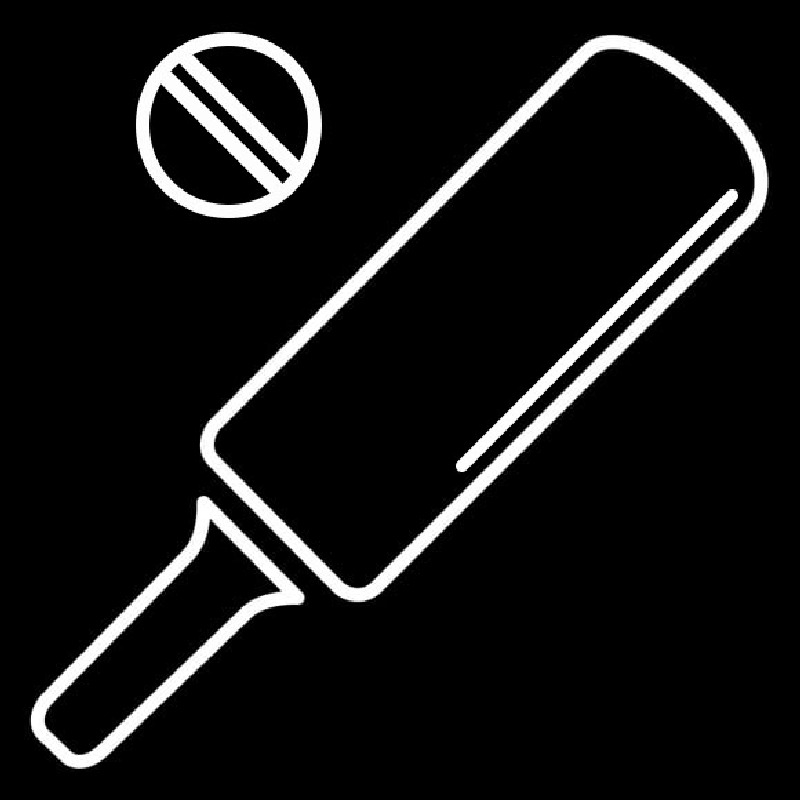 Custom Sports Cricket Icon Neon Sign USA