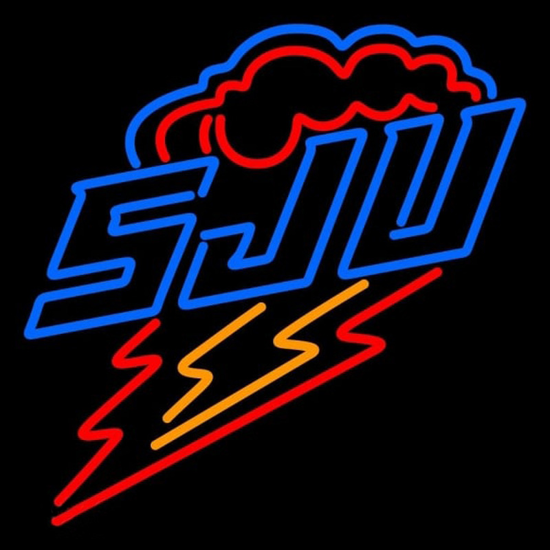 Custom St Johns Red Storm Alternate 1992 2003 Logo Ncaa Neon Sign Neon Sign USA