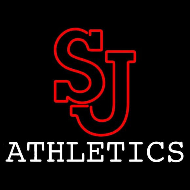 Custom St Johns Red Storm Alternate 2007 Pres Logo NCAA Neon Sign Neon Sign USA