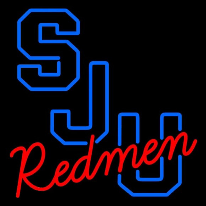 Custom St Johns Red Storm Primary 1980 1991 Logo NCAA Neon Sign Neon Sign USA