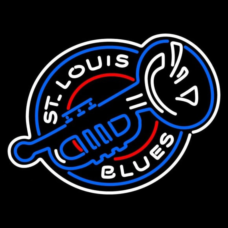 Custom St Louis Blues Alternate 1994 95 1997 98 Logo NHL Neon Sign Neon Sign USA