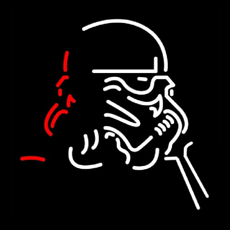 Custom Star Wars Storm Trooper Art Neon Sign USA