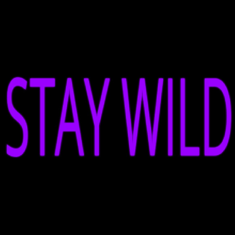 Custom Stay Wild Neon Sign USA