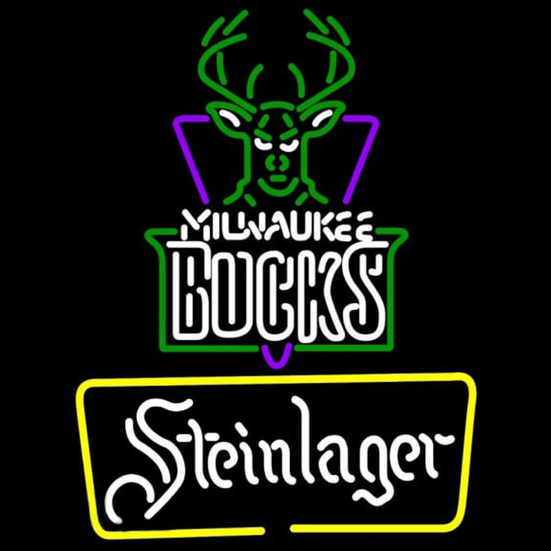 Custom Steinlager Milwaukee Bucks NBA Beer Sign Neon Sign USA