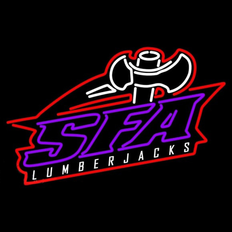 Custom Stephen F Austin Lumberjacks Alternate 2002 Pres Logo NCAA Neon Sign Neon Sign USA