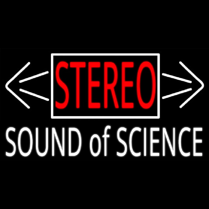 Custom Stereo Sound Of Science Neon Sign USA