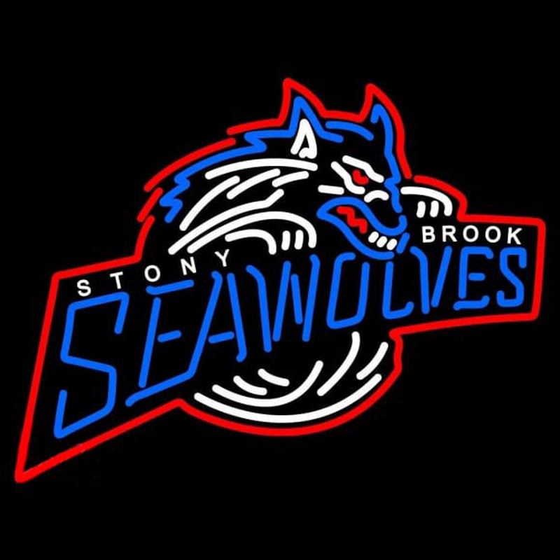 Custom Stony Brook Seawolves Primary 1998 2007 Logo NCAA Neon Sign Neon Sign USA