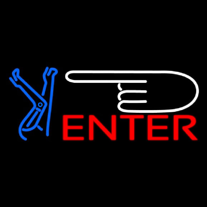 Custom Strip Girl Enter Logo Neon Sign USA