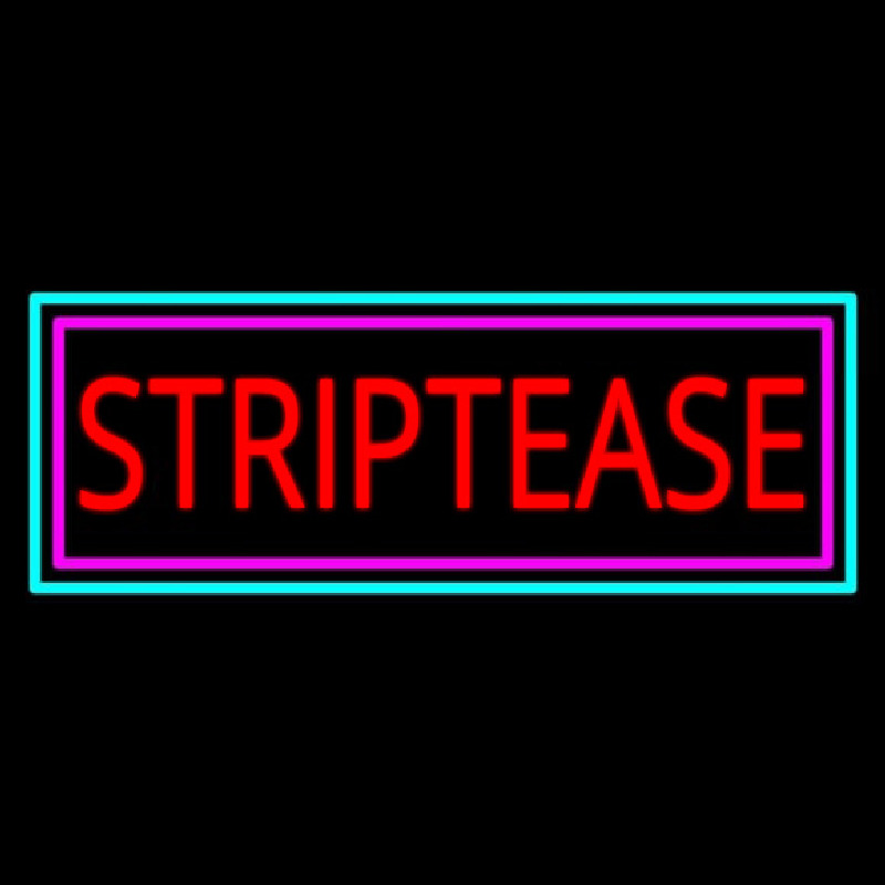 Custom Striptease Neon Sign USA