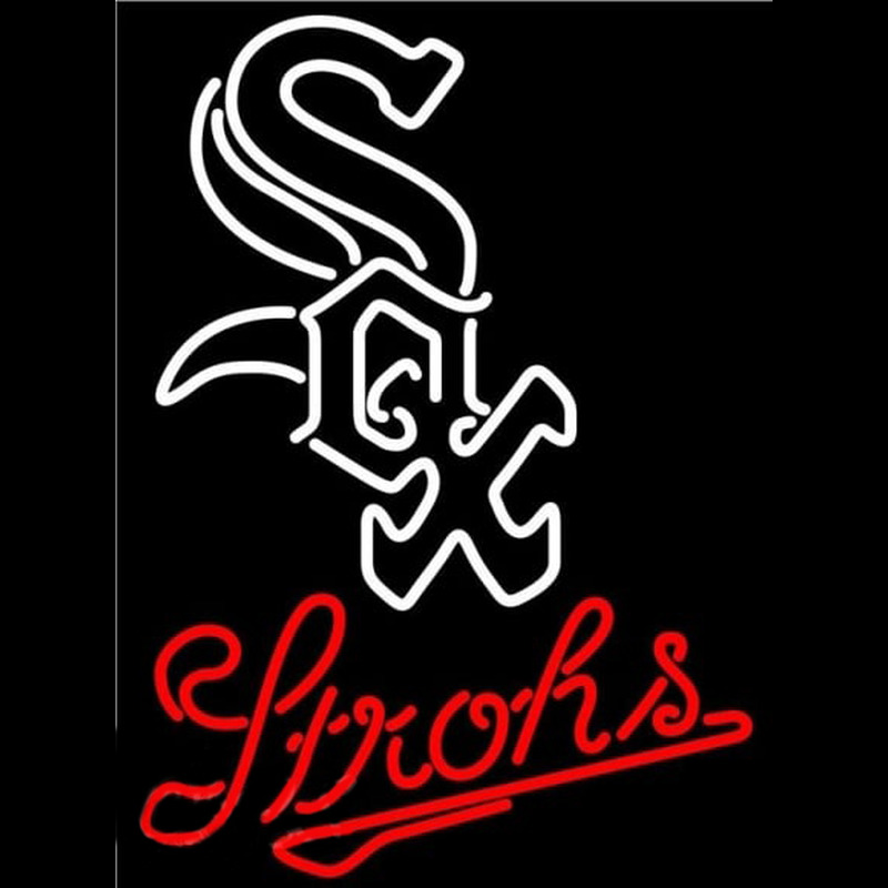 Custom Strohs Chicago White Sox Beer Sign Neon Sign USA